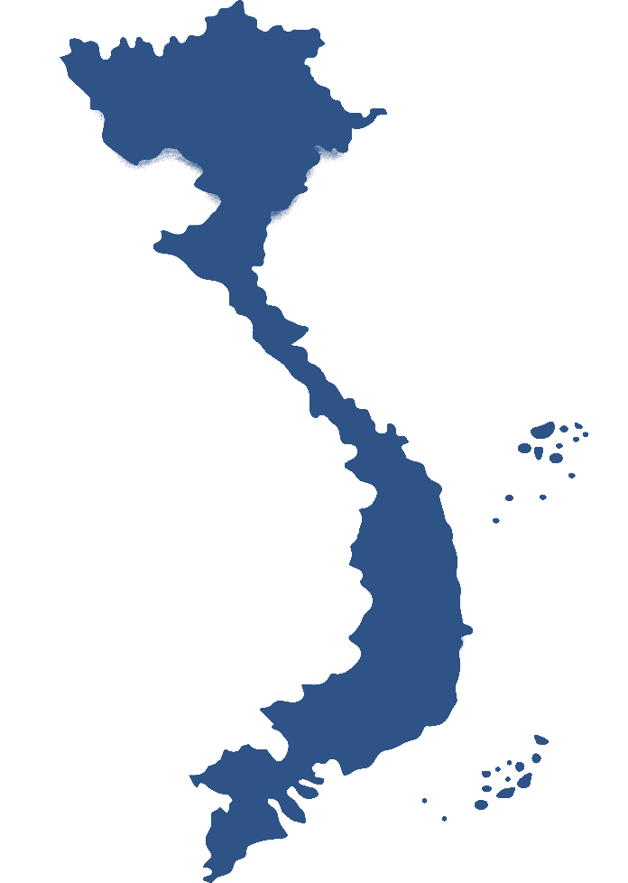 Bản đồ phủ sóng CI Research tại Việt Nam